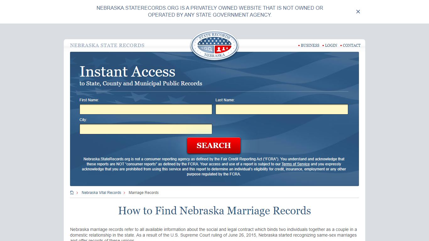 How to Find Nebraska Marriage Records